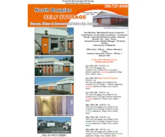 Northdouglasstorage.com(Storage Victoria BC Canada Lockers RV trailer boat parking) Screenshot