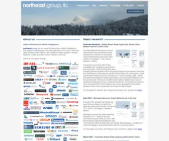 Northeast-Group.com(Smart infrastructure market intelligence) Screenshot