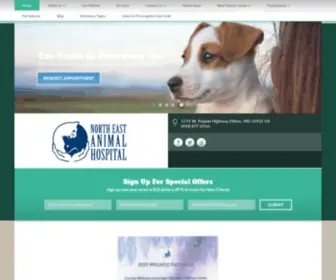 Northeastanimalhosp.com(North East Animal Hospital) Screenshot