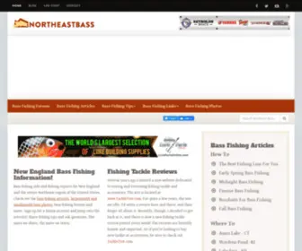 Northeastbass.com(Complete Bass Fishing Info for the Northeast U.S at your Fingertips) Screenshot