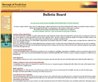 Northeastborough.com(Borough of North East) Screenshot