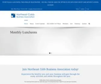 Northeastcobbba.com(Northeast Cobb Business Association) Screenshot