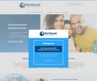 Northeastdentalgroupllc.com(Northeast Dental Group) Screenshot