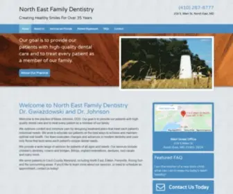 Northeastdentist.com(Dentist in North East MD) Screenshot