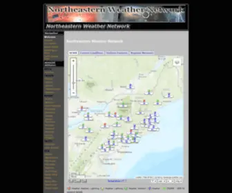 Northeasternweather.net(Northeastern Weather Network) Screenshot