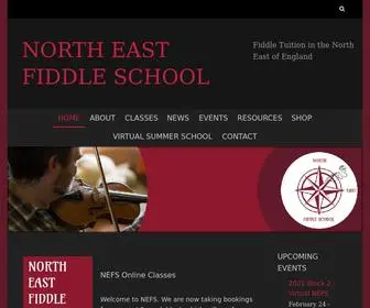 Northeastfiddleschool.org.uk(Fiddle Tuition in the North East of England) Screenshot