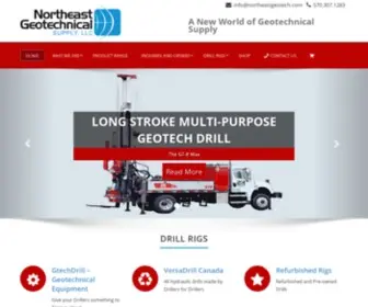 Northeastgeotech.com(A New World of Geotechnical Supply) Screenshot