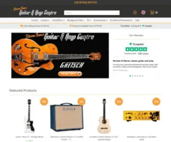 Northeastguitar.co.uk(Steven James Guitars & Amp Centre) Screenshot