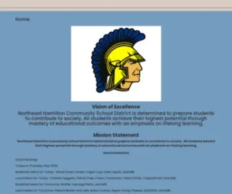 Northeasthamilton.org(Northeast Hamilton CSD) Screenshot