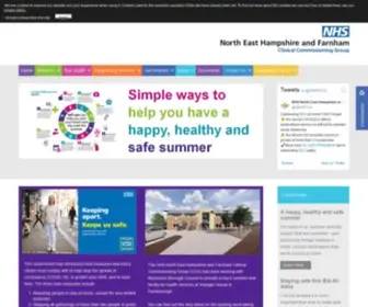 Northeasthampshireandfarnhamccg.nhs.uk(Northeasthampshireandfarnhamccg) Screenshot