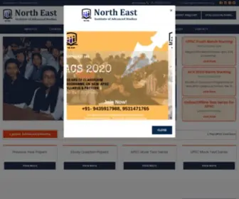 Northeastias.org(North East Institute of Advanced Studies) Screenshot