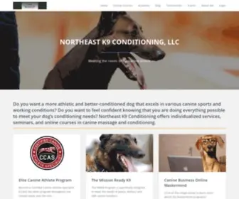 Northeastk9Conditioning.com(Northeast K9 Conditioning) Screenshot