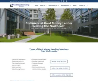 Northeastlenders.com(Northeast Commercial Hard Money Lenders) Screenshot