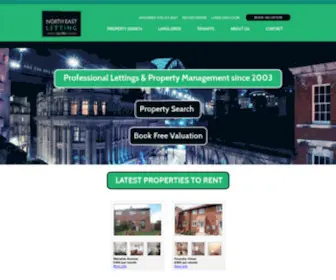 Northeastletting.co.uk(North East Letting) Screenshot