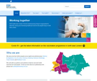 Northeastlondonccg.nhs.uk(NHS North East London CCG) Screenshot