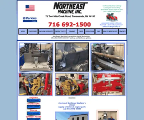 Northeastmachine.com(Northeast Machine) Screenshot