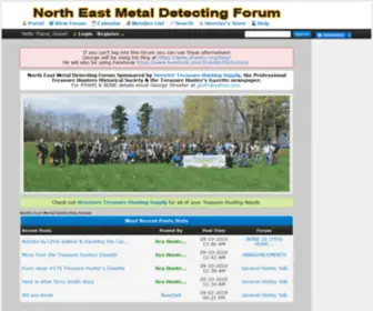 Northeastmetaldetectingforum.com(NorthEast Metal Detecting Forum) Screenshot