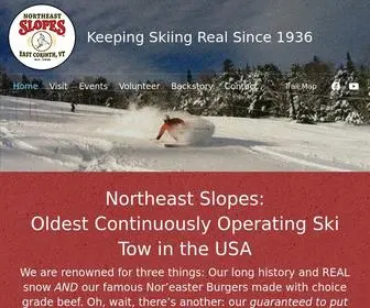 Northeastslopes.org(Ski Northeast Slopes) Screenshot