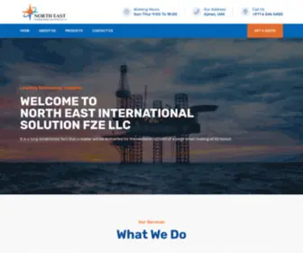 Northeastuae.com(North East International Solution FZE LLC) Screenshot