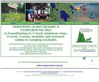 Northern-Acres.com(Northern Acres Resort and Campground) Screenshot