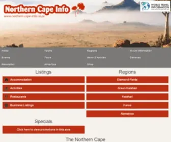 Northern-Cape-Info.co.za(The Northern Cape) Screenshot