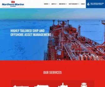 Northern-Marine.com(Dedicated ship and offshore asset management services) Screenshot