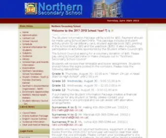 Northern-Secondary.com(Northern Secondary School) Screenshot