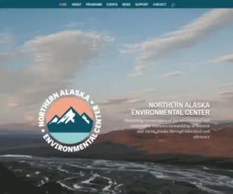 Northern.org(The Northern Alaska Environmental Center) Screenshot