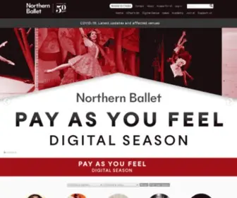 Northernballet.com(Northern Ballet) Screenshot