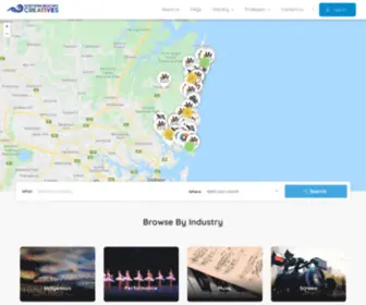 Northernbeachescreatives.com.au(A local creative directory) Screenshot