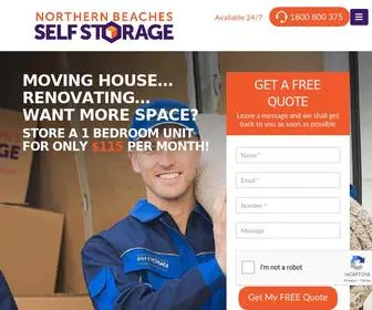 Northernbeachesselfstorage.com.au(Northern Beaches Self Storage) Screenshot