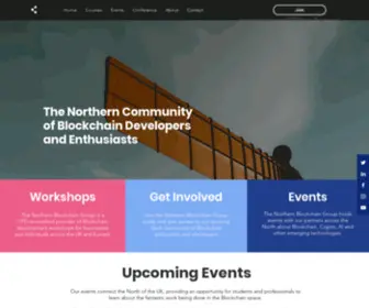 Northernblockchain.co.uk(The Northern Blockchain Group) Screenshot