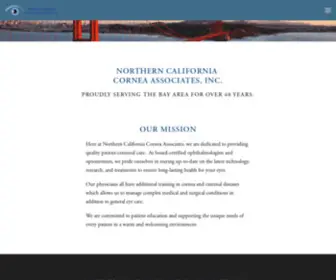 Northerncaliforniacornea.com(Northern California Cornea Associates) Screenshot