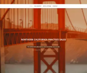 Northerncaliforniapracticesales.com(Northern California Practice Sales) Screenshot