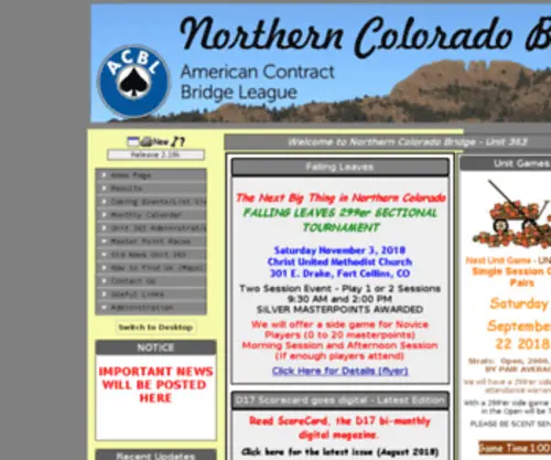 Northerncoloradobridge.com(The Northern Colorado Bridge) Screenshot