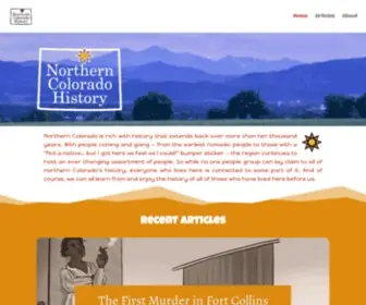 Northerncoloradohistory.com(Northern Colorado History) Screenshot