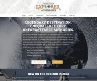 Northernexploreradventures.com(Join Northern Explorer Adventures for an Alaska private yacht cruise) Screenshot