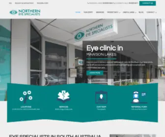 Northerneyespecialists.com(Eye clinic) Screenshot