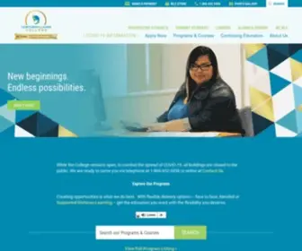 Northernlakescollege.ca(Creating opportunities) Screenshot