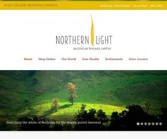 Northernlight.com.au(Northern Light Candle Company) Screenshot