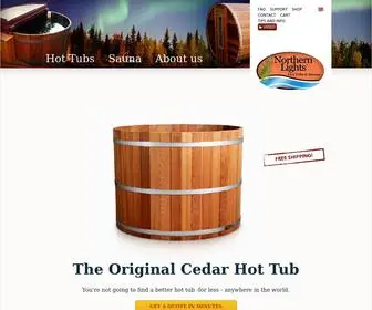 Northernlightshottubs.com(Ofuro Hot Tub & Outdoor Saunas) Screenshot