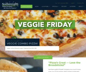 Northernlightspizza.com(Pizza Delivery Des Moines & KC) Screenshot