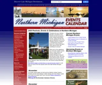 Northernmichiganeventscalendar.com(Festivals & Events in Northern Michigan) Screenshot