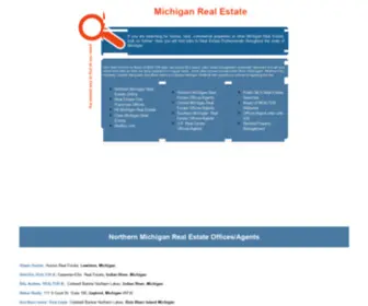 Northernmichiganproperties.com(Michigan Real Estate) Screenshot