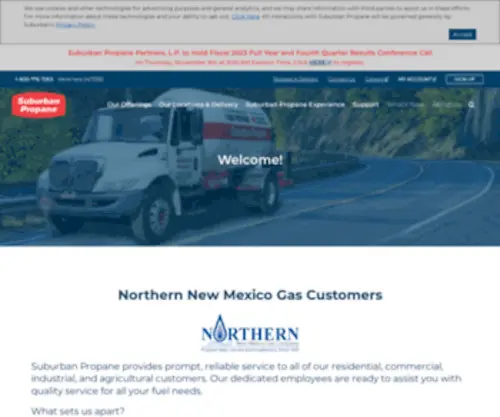 NorthernnmGas.com(Welcome Northern New Mexico Gas Customers) Screenshot