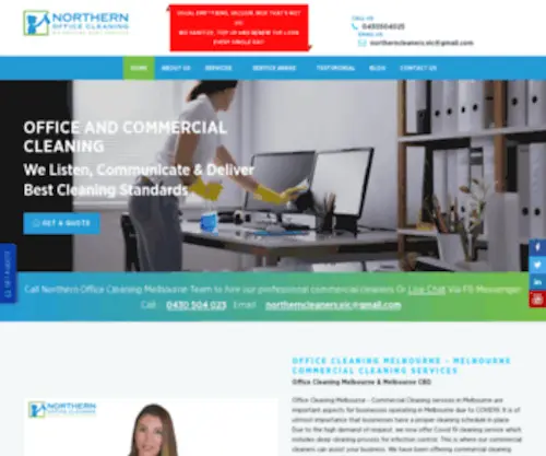 Northernofficecleaning.com(Office Cleaning Melbourne) Screenshot