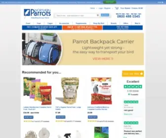 Northernparrots.com(Parrot Shop) Screenshot