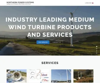 Northernpower.com(Northern Power Systems) Screenshot