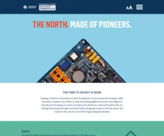 Northernpowerhouse.gov.uk(Building a Northern Powerhouse) Screenshot