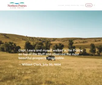 Northernprairies.org(Northern Prairies Land Trust) Screenshot